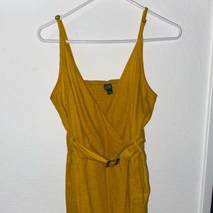 Mustard yellow sun dress